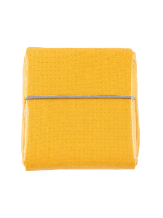 Pique Blanket Super King 220x240cm Yellow