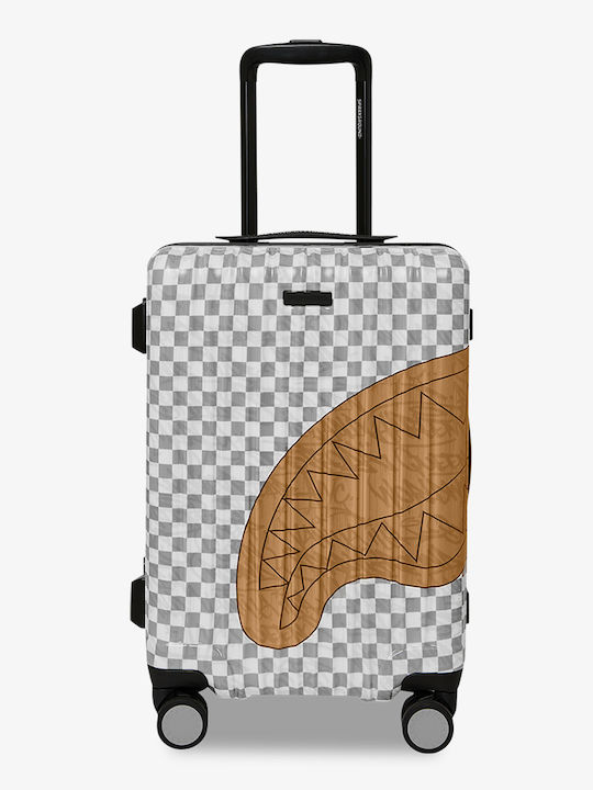 Sprayground Embossed Cream Carry-on Cabin Suitcase Multi Height 54.6cm