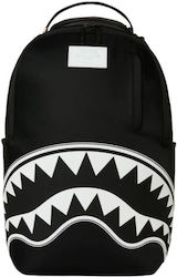 Sprayground Ghiozdane de Spate Backpacks Shark Central Alb Stencil Shark Negru Nylon