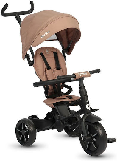 Q Play Rito Eva Star Kinderdreirad Klappbar & Wandelbar für 10 Monate Khaki