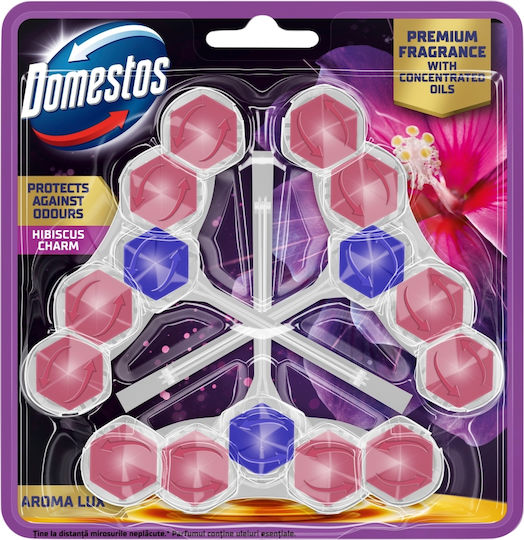 Domestos Bloc Pentru Toaletă cu Miros de Prospețime 3x50g