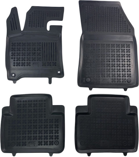 Rubber Car Mats Peugeot 408 2023+ Hybrid Raised Sides Type 4 Pieces Rezaw Plast Rezaw-plast
