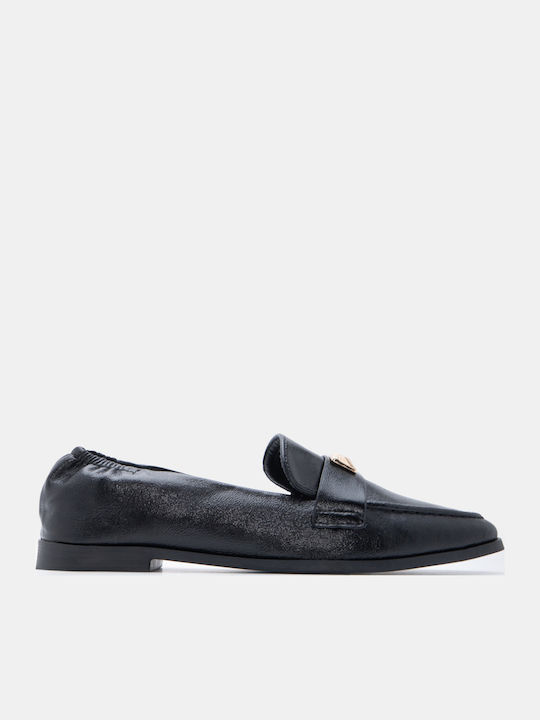 Luigi Women's Moccasins In Black Color