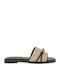 Damen Flache Sandalen Schwarz
