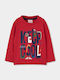 Kids Top Long-sleeved Red
