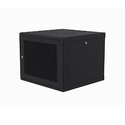 Επίτοιχη Elegant Wall 16u Βάθος 600mm Μαύρη Διατρητη ''flat Pack''