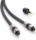 Eagle Cable Оптичен аудио кабел TOS мъж - TOS мъж Черен 3m (KIN-8558)