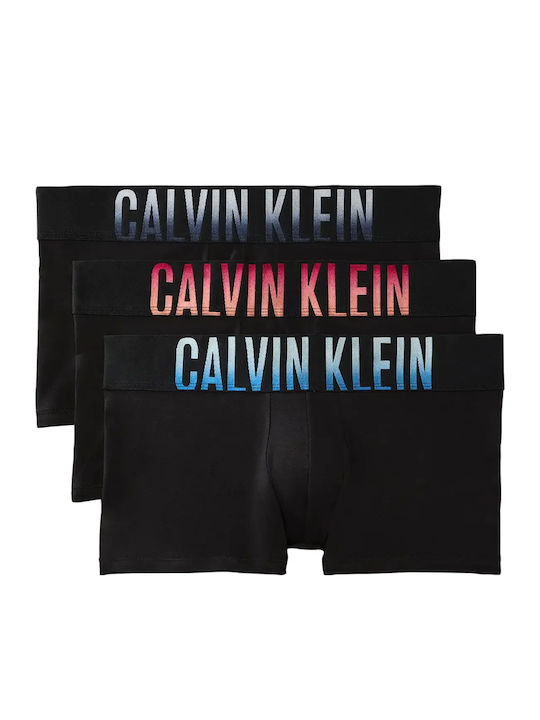 Trunk Men's Boxers Black-Burgundy-Light Blue 3Pack
