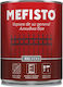 Алкидна Боя Mefisto Метал Дърво Сатен 0.65л Черен