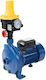 Kit Pompa de Apă de Suprafață Cpm158 750w 1 Inch 2000 L H 30 M Debit Corp Din Fontă Bobinaj 100% Cupru Include Control Automat Al Presiunii Manometru 10 Bar Conexiune 1" Cobi Smart