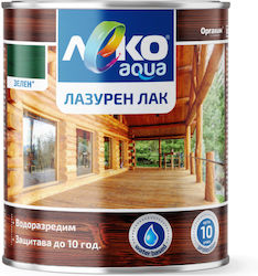 Leko Aqua Wood Stain Water-based Gloss Finish 0.7l Green Leko Aqua Wood Stain Water-based Gloss Finish 0.7l Green