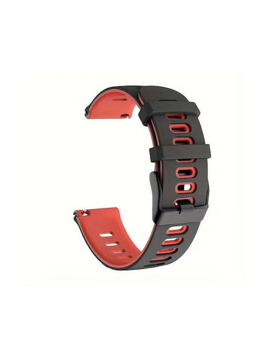 Wishbox Tragbare Bänder Soft Move Amazfit Balance 46mm 12cm|9 5cm Rote-Schwarz