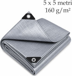 5x5 M Cover Tarp 160 G/m² Waterproof Weather-resistant 5x5 M Cover Tarp 160 G/m² Waterproof Weather-resistant