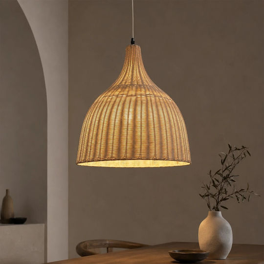 kelvo Bahamas Beige Boho Ceiling Pendant Light with E27 Socket 45x45x47cm