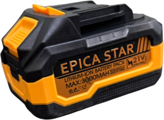 Epica Star Lithium Tool Battery 21V with Capacity 3Ah