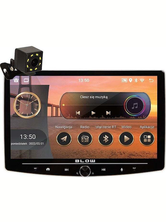 Blow Car Radio 78-348# Blow Radio Cp01 1din 10" Android Wifi Gps Carplay Rotatable
