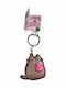 Pusheen Strawberry Keychain