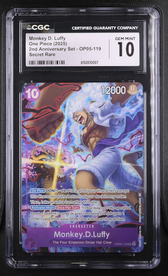 Namco - Bandai Monkey D. Luffy - Set aniversar 2, card unic