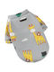 Φούτερ Σκύλου Denik Gray Giraffe Z59 Small 25cm Γκρι