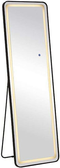 Woodwell Ε7180,71 Καθρέπτης Led Αφής από Μέταλλο 50x32cm Μαύρος
