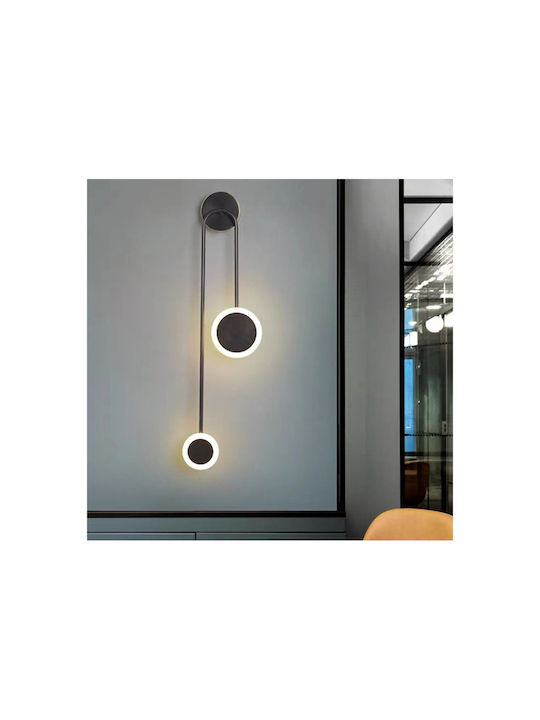 Lampă de perete LED 10 W Lumină neutră Se W2550-bk A+b W6 X H19 Cm Ip20