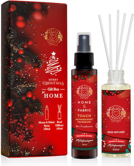 Weihnachtsgeschenkbox Melomakarono – Spray Raumduft Sticks
