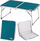 Nils Folding Aluminum Camping Table 40x60cm Blue