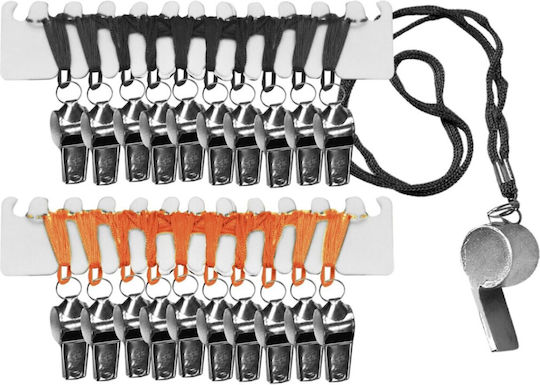 Metallische Pfeife Carnavalista 23200 Paket 12 Stücke