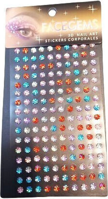 Mehrfarbige 3d Diamanten Körper-Aufkleber
