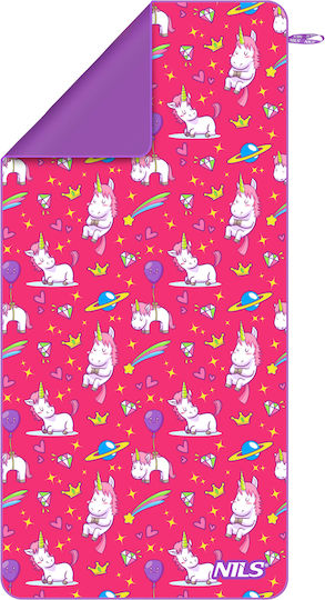 Ncr16 Kinder-Strandtuch Einhorn 160x80 cm Nils