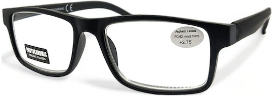 Optosquad Reading Glasses +1.75 In Black Colour WG8780-4