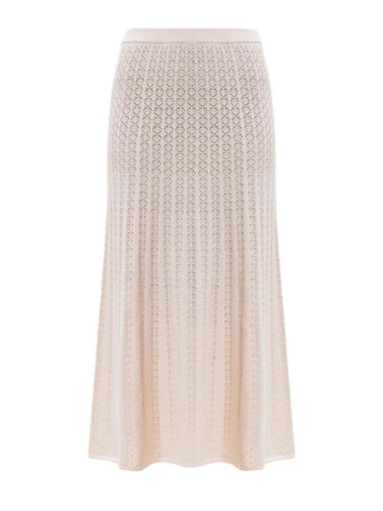 Pencil Maxi Skirt Ecru