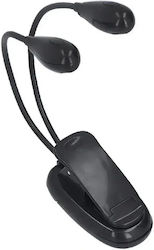 Verk Group Buchlampen LED mit Klemme Schwarz Verk Group Buchlampen LED mit Klemme Schwarz