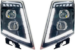 Led Scheinwerfer Satz Drl Tagfahrlicht Low-high Beam Anzeige Volvo Fh13 Fh16 Fm460 Fh500 Lkw 24v Led Scheinwerfer Satz Drl Tagfahrlicht Low-high Beam Anzeige Volvo Fh13 Fh16 Fm460 Fh500 Lkw 24v