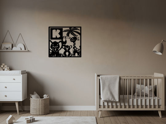 Jungle Friends Children’s Wall Decor Monogram