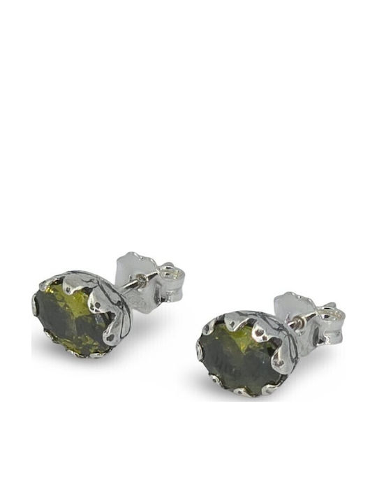 Goudassilver Ohrringe Aus Silber mit Steinen