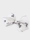 Mayoral Kids Hair Clip Bow in Beige Color
