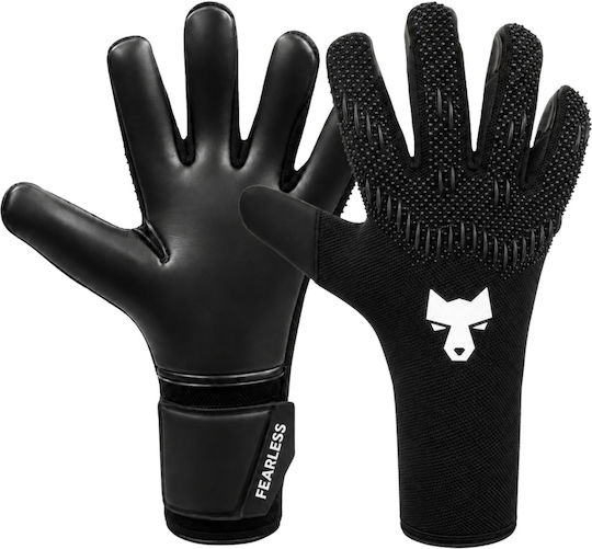 Fearless Goalkeepers Wolf Pro+ Goalkeeper Gloves Adults & Kids Black