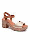 Leather Sandals Tabac Brown