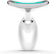 Arvada Beautypro G13 Aparat de Masaj Facial și pentru Gât cu Iluminare LED Funcție de Încălzire Vibrații Baterie Reîncărcabilă Toate Tipurile de Ten Alb Argintiu