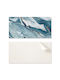 PVC Panel Pattern Easy Decoration Dining Room 100x50 Cm Abstract Waves Motion