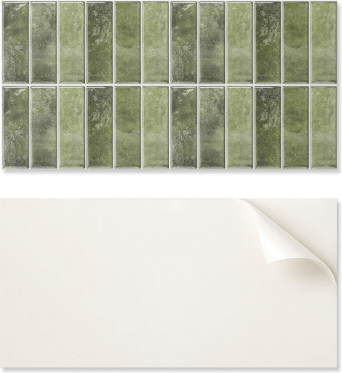 Decorative Vinyl Wall Panel Sticker Geometric Tile Design 100x50 Cm