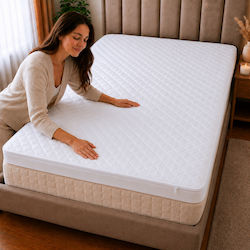 Kotonia Home King Size Spumă De Memorie Cu Husa Detasabila 180x200x4cm Topper Saltele