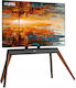 Fitueyes Picasso Ft88 Walnut Floor TV Stand 65"-88"