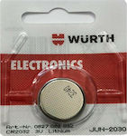 Wurth Pujimax Lithium Uhrenbatterie CR2032 3V 1...