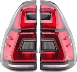 Taillights Led Toyota Land Cruiser J120 2003-2009 Full Led J150 Look Red Tinted Running Flash Set 2 Pieces Oem Taillights Led Toyota Land Cruiser J120 2003-2009 Full Led J150 Look Red Tinted Running Flash Set 2 Pieces Oem