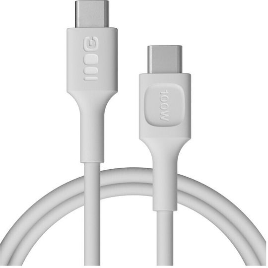 Green Cell USB 2.0 USB-C Male - USB-C 100W PD White 1.2m KABGC100PF120SW