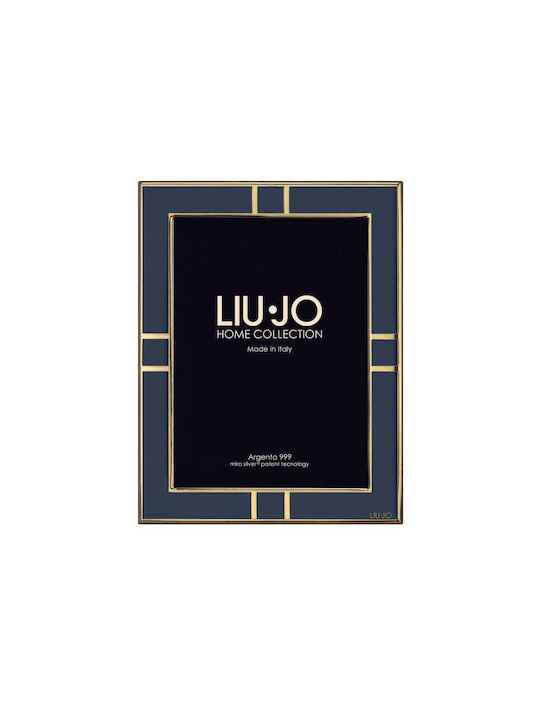 Liu Jo Metallic Blue-Gold Photo Frame