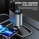 SPV Car Charger 120W 2.4A Fast Charging with Ports 1xUSB-A 1xType-C with Lightning / Type-C Cable