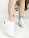 Adidași Flatforms Pentru Femei Albi